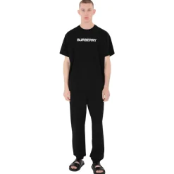 Burberry - Cotton Jogging Pants - Black - Exclusive Collection - Avvenice
