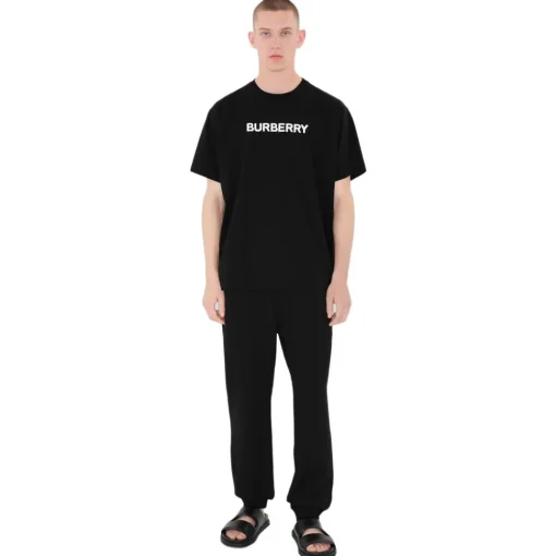 Burberry - Cotton Jogging Pants - Black - Exclusive Collection - Avvenice