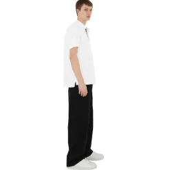Burberry - Cotton Polo Shirt - White - Exclusive Collection - Avvenice