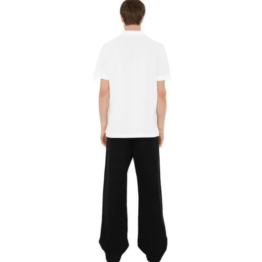 Burberry - Cotton Polo Shirt - White - Exclusive Collection - Avvenice