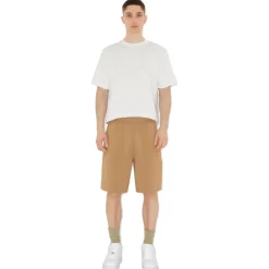 Burberry - Cotton Shorts - Camel - Exclusive Collection - Avvenice^ Trousers