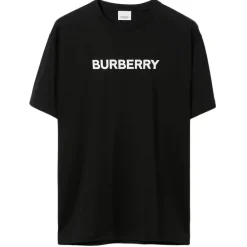 Burberry - Logo Cotton T-Shirt - Black - Exclusive Collection - Avvenice