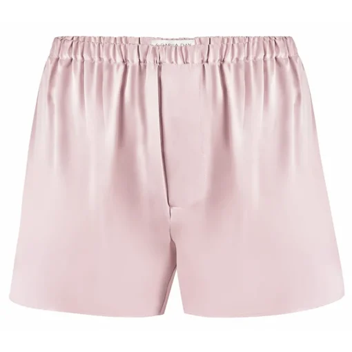 by Dariia Day - Silk Boxers - Blush Pink - Mulberry Silk - Artisan Silk Boxers - Luxury - Avvenice^ Swimwear