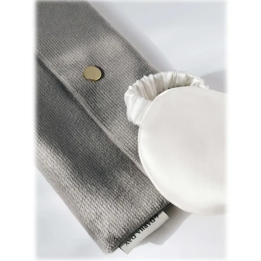 by Dariia Day - Silk Eyemask - Powder White - Bedding - Home - Mulberry Silk - Artisan Silk Eyemask - Luxury - Avvenice