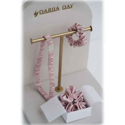 by Dariia Day - Silk Headband - Blush Pink - Fashion - New Collection - Mulberry Silk - Artisan Silk Headband - Luxury - Avvenice^ Other Accessories