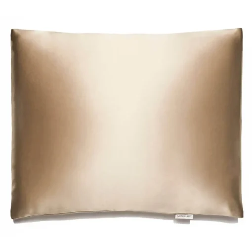 by Dariia Day - Silk Pillowcase - French Beige - Bedding - Home - Mulberry Silk - Artisan Silk Pillowcase - Luxury - Avvenice^ Bedding