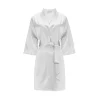 by Dariia Day - Silk Robe - Silver Grey - Fashion - New Collection - Mulberry Silk - Artisan Silk Robe - Luxury - Avvenice