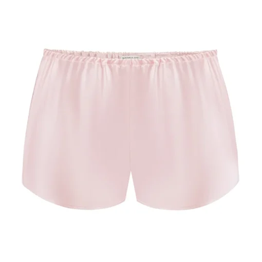 by Dariia Day - Silk Shorts - Blush Pink - Fashion - New Collection - Mulberry Silk - Artisan Silk Shorts - Luxury - Avvenice