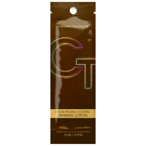 California Tan - Color Infusing Cocktail™ Tanning Lotion - Step 2 Develop - CT Sunless Collection - Professional Lotion - 15 ml - Avvenice^ Natural Cosmetics