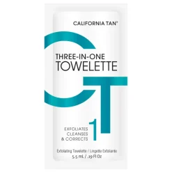 California Tan - Three-in-One Towelette - Step 1 Prepare - CT Sunless Collection - Professional Tanning Lotion - Avvenice^ Natural Cosmetics