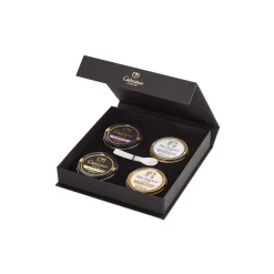 Calvisius - Classic Collection - Caviar - Gift Boxes - Luxury High Quality - 4 x 50 g - Avvenice^ Caviar And Oysters