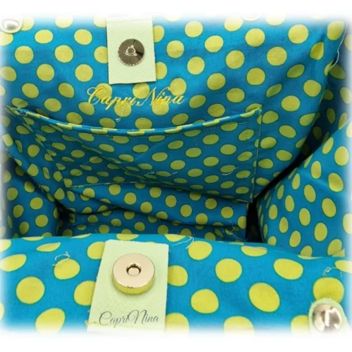 CapriNina - Le Charleston - Fine Bag Handmade in Capri - Green - Handmade in Italy - Exclusive Luxury - Avvenice^ Bags & Trolley | Bags