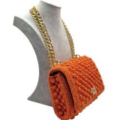 CapriNina - Ninetta Silke - Fine Bag Handmade in Capri - Orange - Handmade in Italy - Exclusive Luxury - Avvenice^ Bags & Trolley | Bags