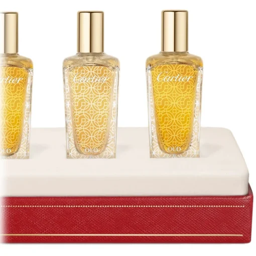 Cartier Beauty Cartier - Les Heures Voyageuses - Oud Radieux, Oud & Musc, Oud & Pink, Oud & Amber, Oud & Santal, Oud & Oud Gift Set - Avvenice^ Fragrances