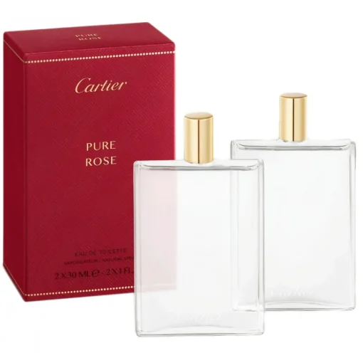 Cartier Beauty Cartier - Les Nécessaires à Parfum Pure Rose Eau de Toilette Refill Pack - Luxury Fragrances - 2 x 30 ml - Avvenice^ Fragrances