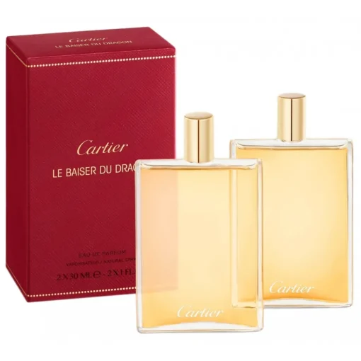 Cartier Beauty Cartier - Les Nécessaires à Parfum Le Baiser du Dragon Eau de Parfum Refill Pack - Luxury Fragrances - 2 x 30 ml - Avvenice^ Fragrances