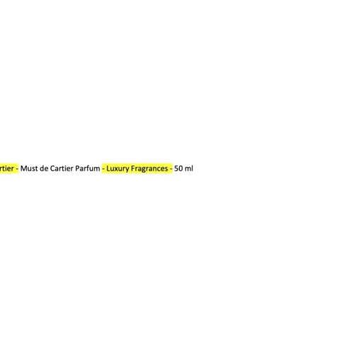 Cartier Beauty Cartier - Must de Cartier Parfum - Luxury Fragrances - 50 ml - Avvenice^ Fragrances
