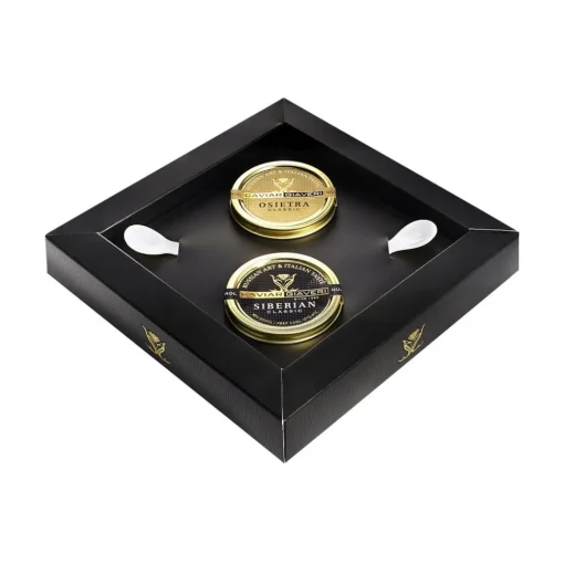 Caviar Giaveri - Caviar - The King and The Queen - Luxury Box - 2 x 50 g - Avvenice^ Caviar And Oysters