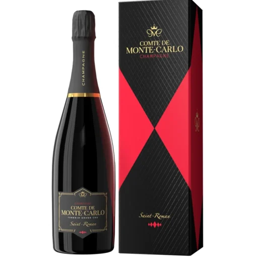Champagne Comte Monte-Carlo Champagne Comte de Monte-Carlo - Saint-Roman - Gift Box - Luxury Limited Edition - 750 ml - Avvenice^ Wines