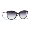 Chanel - Butterfly Sunglasses - Black Gray - Eyewear - Avvenice