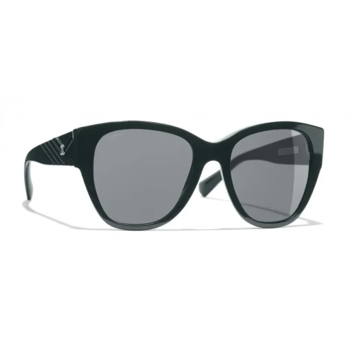 Chanel - Butterfly Sunglasses - Dark Green Gray - Eyewear - Avvenice^ Sunglasses & Eyewear