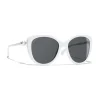 Chanel - Butterfly Sunglasses - White Gray - Eyewear - Avvenice^ Sunglasses & Eyewear