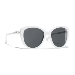 Chanel - Butterfly Sunglasses - White Gray - Eyewear - Avvenice^ Sunglasses & Eyewear
