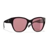 Chanel - Butterfly Sunglasses - Burgundy - Eyewear - Avvenice