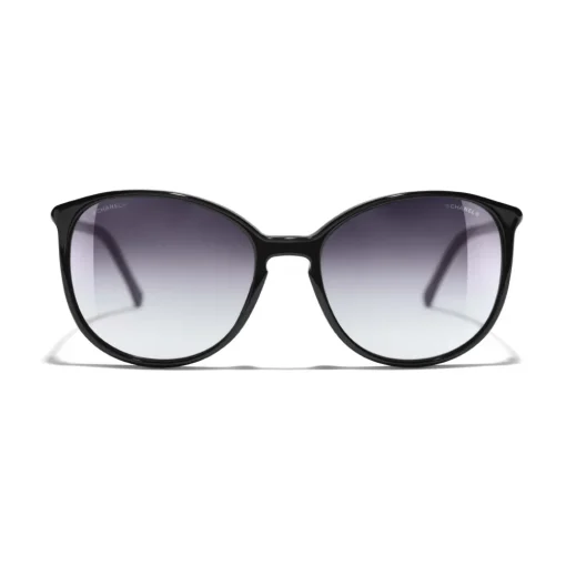 Chanel - Butterfly Sunglasses - Black Gray - Eyewear - Avvenice