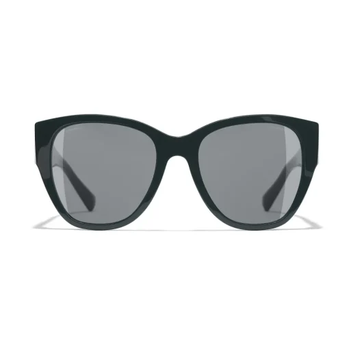 Chanel - Butterfly Sunglasses - Dark Green Gray - Eyewear - Avvenice^ Sunglasses & Eyewear
