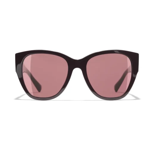 Chanel - Butterfly Sunglasses - Burgundy - Eyewear - Avvenice