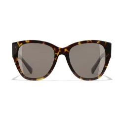 Chanel - Butterfly Sunglasses - Dark Tortoise Brown - Eyewear - Avvenice