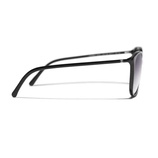 Chanel - Butterfly Sunglasses - Black Gray - Eyewear - Avvenice