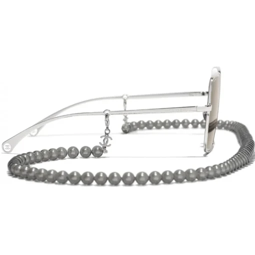 Chanel - Butterfly Sunglasses - Silver Gold - Eyewear - Avvenice^ Sunglasses & Eyewear