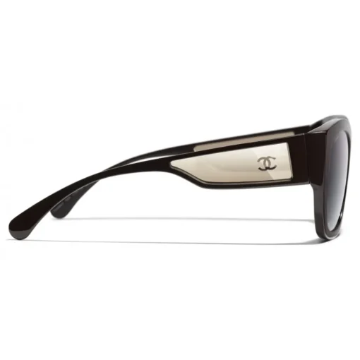 Chanel - Butterfly Sunglasses - Dark Red White Gold - Eyewear - Avvenice^ Sunglasses & Eyewear