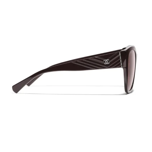 Chanel - Butterfly Sunglasses - Burgundy - Eyewear - Avvenice