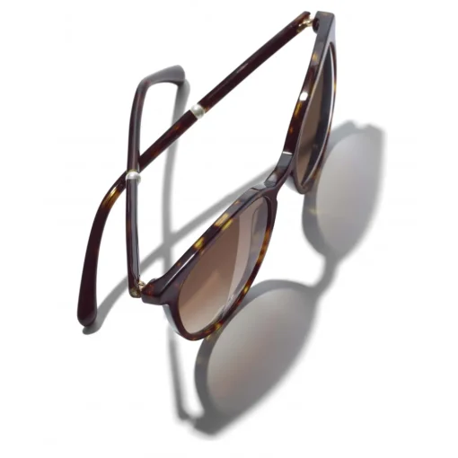 Chanel - Butterfly Sunglasses - Dark Tortoise Brown - Eyewear - Avvenice^ Sunglasses & Eyewear