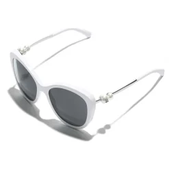 Chanel - Butterfly Sunglasses - White Gray - Eyewear - Avvenice^ Sunglasses & Eyewear