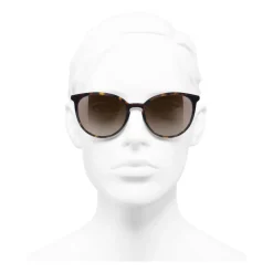 Chanel - Butterfly Sunglasses - Dark Tortoise Brown - Eyewear - Avvenice^ Sunglasses & Eyewear