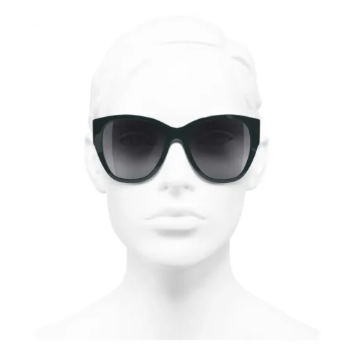 Chanel - Butterfly Sunglasses - Dark Green Gray - Eyewear - Avvenice^ Sunglasses & Eyewear