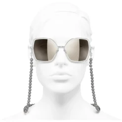 Chanel - Butterfly Sunglasses - Silver Gold - Eyewear - Avvenice^ Sunglasses & Eyewear