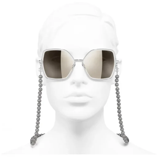 Chanel - Butterfly Sunglasses - Silver Gold - Eyewear - Avvenice^ Sunglasses & Eyewear