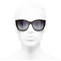 Chanel - Butterfly Sunglasses - Dark Red White Gold - Eyewear - Avvenice^ Sunglasses & Eyewear