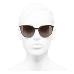 Chanel - Butterfly Sunglasses - Tortoise Brown - Eyewear - Avvenice