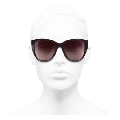 Chanel - Butterfly Sunglasses - Burgundy - Eyewear - Avvenice