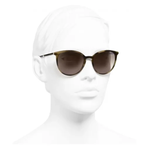 Chanel - Butterfly Sunglasses - Tortoise Brown - Eyewear - Avvenice