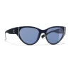 Chanel - Cat Eye Sunglasses - Dark Blue - Eyewear - Avvenice^ Sunglasses & Eyewear