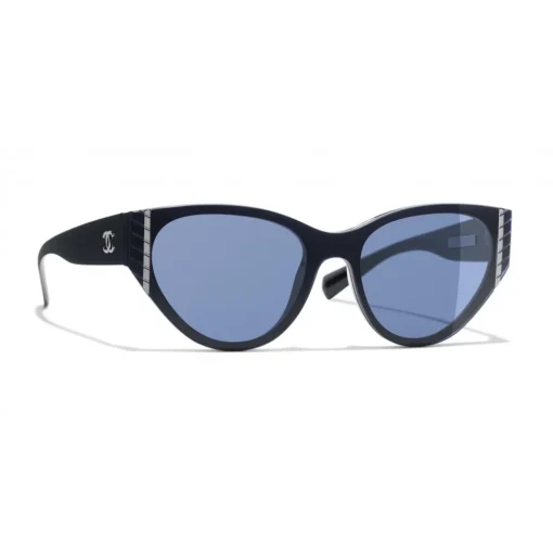 Chanel - Cat Eye Sunglasses - Dark Blue - Eyewear - Avvenice^ Sunglasses & Eyewear