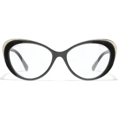 Chanel - Cat Eye Sunglasses - Black Trasparent - Eyewear - Avvenice^ Sunglasses & Eyewear