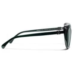 Chanel - Cat Eye Sunglasses - Green - Eyewear - Avvenice